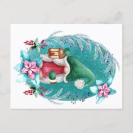 Christmas Gnome Briefkaart - Schattige vakantie