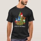 Christmas Gnome Hanging with My Gnomies  Tree Holi T-shirt (Voorkant)