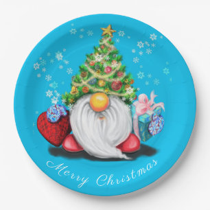 Christmas Gnome Paper Borden Papieren Bordje
