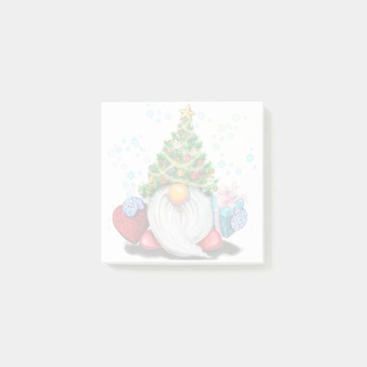 Christmas Gnome Post-it® Notes (Voorkant)