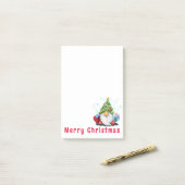 Christmas Gnome Post-it® notes (Op bureau)
