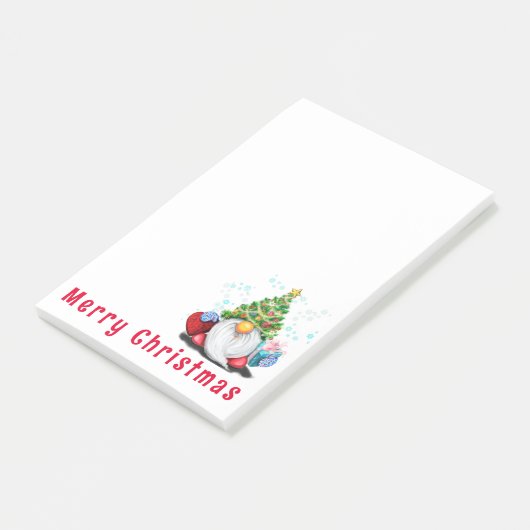 Christmas Gnome Post-it® notes (Schuin)