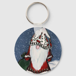 CHRISTMAS GNOME SLEUTELHANGER