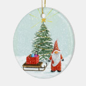 Christmas Gnome Tree Ornament (Links)