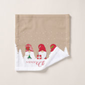 Christmas Gnomes (Gant de toilette)