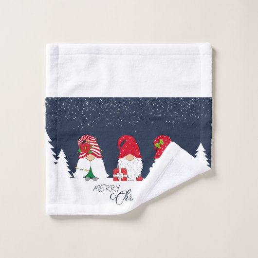 Christmas Gnomes (Gant de toilette)
