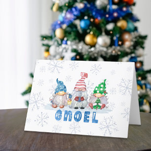 Christmas Gnomes GNOEL Groet Feestdagen Kaart