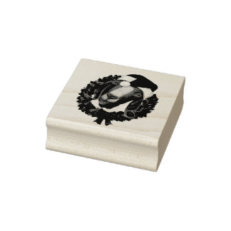 Christmas Goat Stamp Rubberstempel