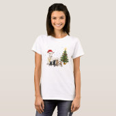 Christmas Goat Tee – Rustic Nature T-shirt (Voorkant volledig)