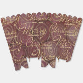 Christmas Gold Swirls Favor Boxes Bedankdoosjes (Ongevouwen)