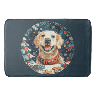Christmas Golden Retriever Honden Badmat