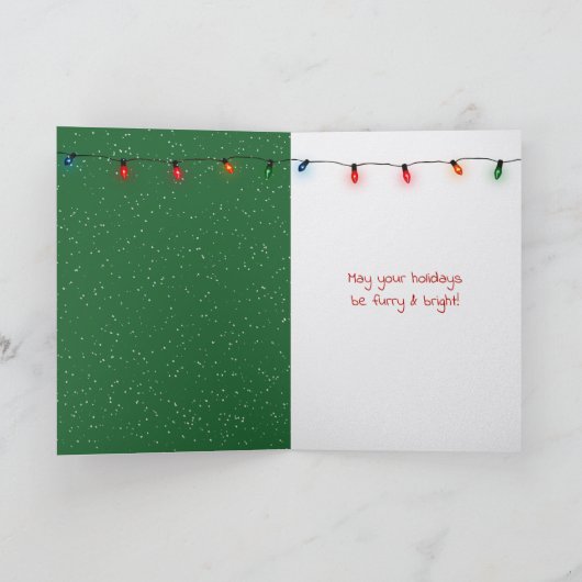 Christmas Golden Retriever In Snowflakes Feestdagen Kaart (Binnen)