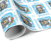 Christmas Gordon Setter Cadeaupapier (Rol Hoek)