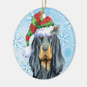 Christmas Gordon Setter Keramisch Ornament (Links)
