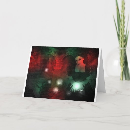 Christmas gothic feestdagen kaart (Voorkant)