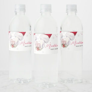 Christmas Greatest Gift Baby shower Waterfles Etiket
