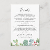 Christmas Greenery & Berry Détails Carte de boîtie (Devant)