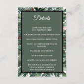 Christmas Greenery Enclosure Card Details Informatiekaartje (Voorkant)