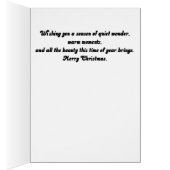 Christmas Greeting Card (Intérieur (Droit))