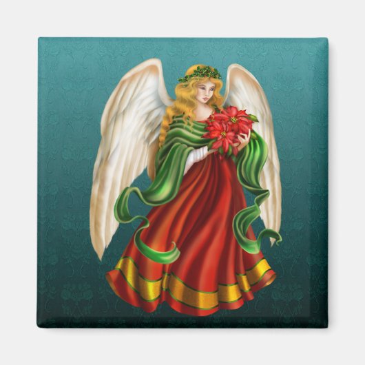 Christmas Guardian Angel Magneet (Voorkant)