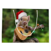 Christmas guitar pig groot cadeauzakje (Achterkant)