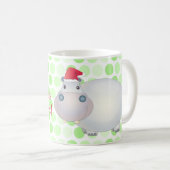 Christmas Hippo Hippopotamus Mok (Voorkant rechts)