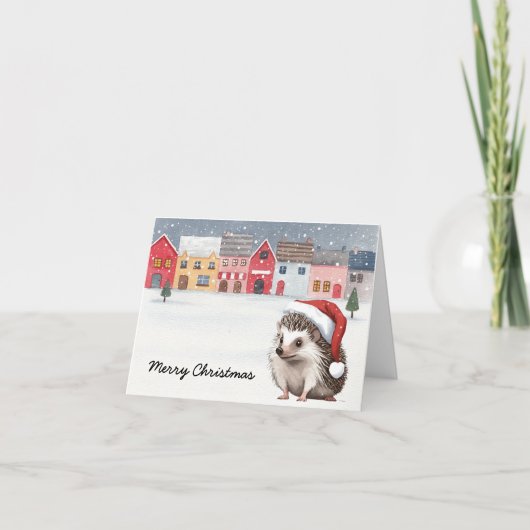 Christmas Hog Kaart (Voorkant)