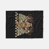 Christmas Holiday Camo Hunting Reindeer Deer Xmas Fleece Deken (Voorkant (Horizontaal))