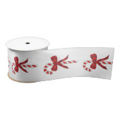 Christmas Holiday Candy Cane with Red Bow Lint (Spoel)