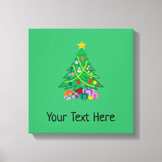 Christmas Holiday Canvas Afdruk (Voorkant)