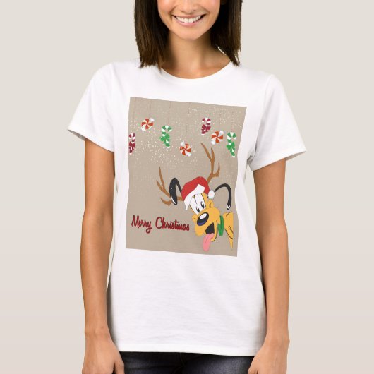Christmas Holiday Cute Candy Peppermint T-Shirt (Devant)