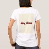 Christmas Holiday Cute Candy Peppermint T-Shirt (Dos)