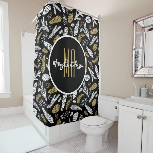 CHRISTMAS HOLIDAY FLORAL CUSTOM MONOGRAM DOUCHEGORDIJN (In situ)