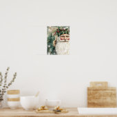 christmas holiday folk santa believe poster (Cuisine)
