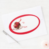 Christmas Holiday Gift Tag Stickers (Envelop)