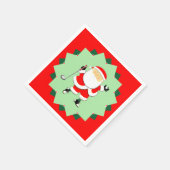 Christmas Holiday Golf Party Servet (Hoek)