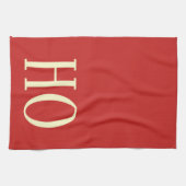 CHRISTMAS HOLIDAY GRAPHIC HO KITCHEN DISH TOWEL THEEDOEK (Horizontaal)