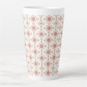 Christmas Holiday Latte Mug Latte Mok (Voorkant)