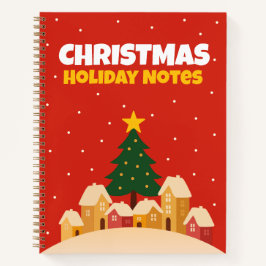 Christmas Holiday Notes – Checklist Notebook Notitieboek