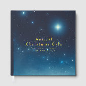 Christmas Holiday Star Foil Livre d'or (Recto)