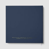 Christmas Holiday Star Foil Livre d'or (Verso)