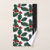 Christmas Holly (Serviette à main)