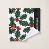 Christmas Holly (Gant de toilette)