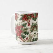 Christmas Holly & Berries Mug (Devant gauche)
