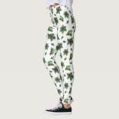 Christmas Holly Leggings (Gauche)