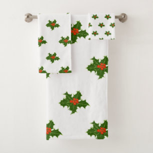Christmas Holly Motif   
