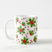 Christmas Holly Mug (Gauche)