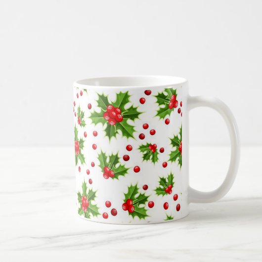 Christmas Holly Mug (Droite)