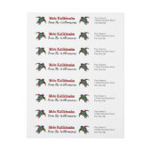 Christmas Honu Mele Kalikimaka Retouradres (Vel)