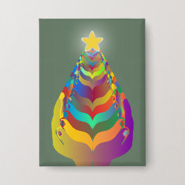 Christmas Hope and Togetherness Button